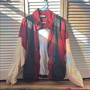 Vintage Reebok Red and Black Jacket